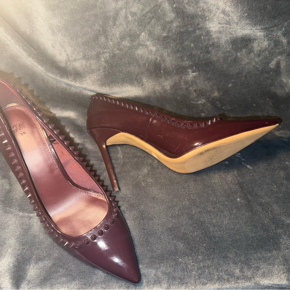 H&M Brown Heels Classic Elegant Design View 5